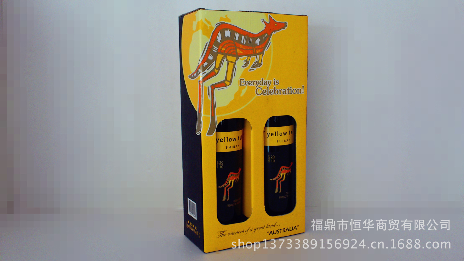 澳大利亚进口灌装葡萄酒 黄尾袋鼠西拉红 750ml 13.5度