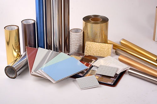 烫金膜 热转印膜 用于:相框 踢脚线 封边条 橱柜板 塑料型材