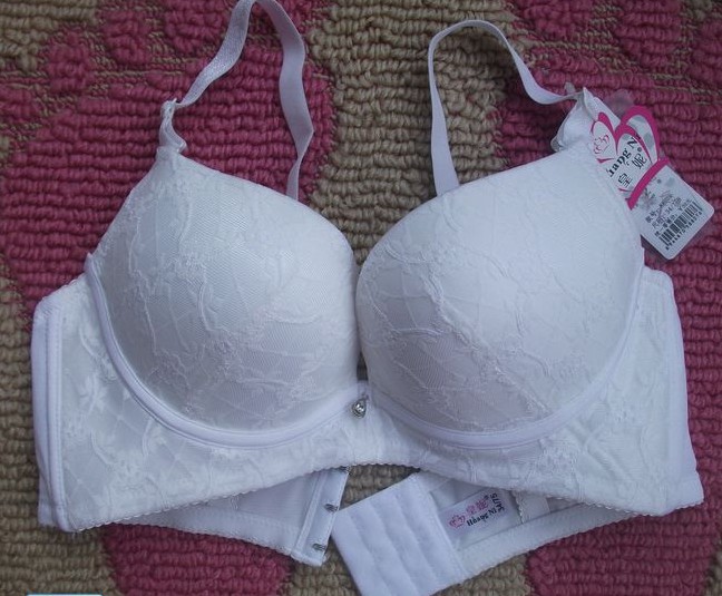 尾单纯白色文胸b罩杯三排扣厚款文胸特价处理品牌文胸清仓   