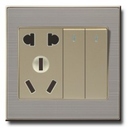 西门子开关,西门子胜为系类开关插座,两开五孔插座