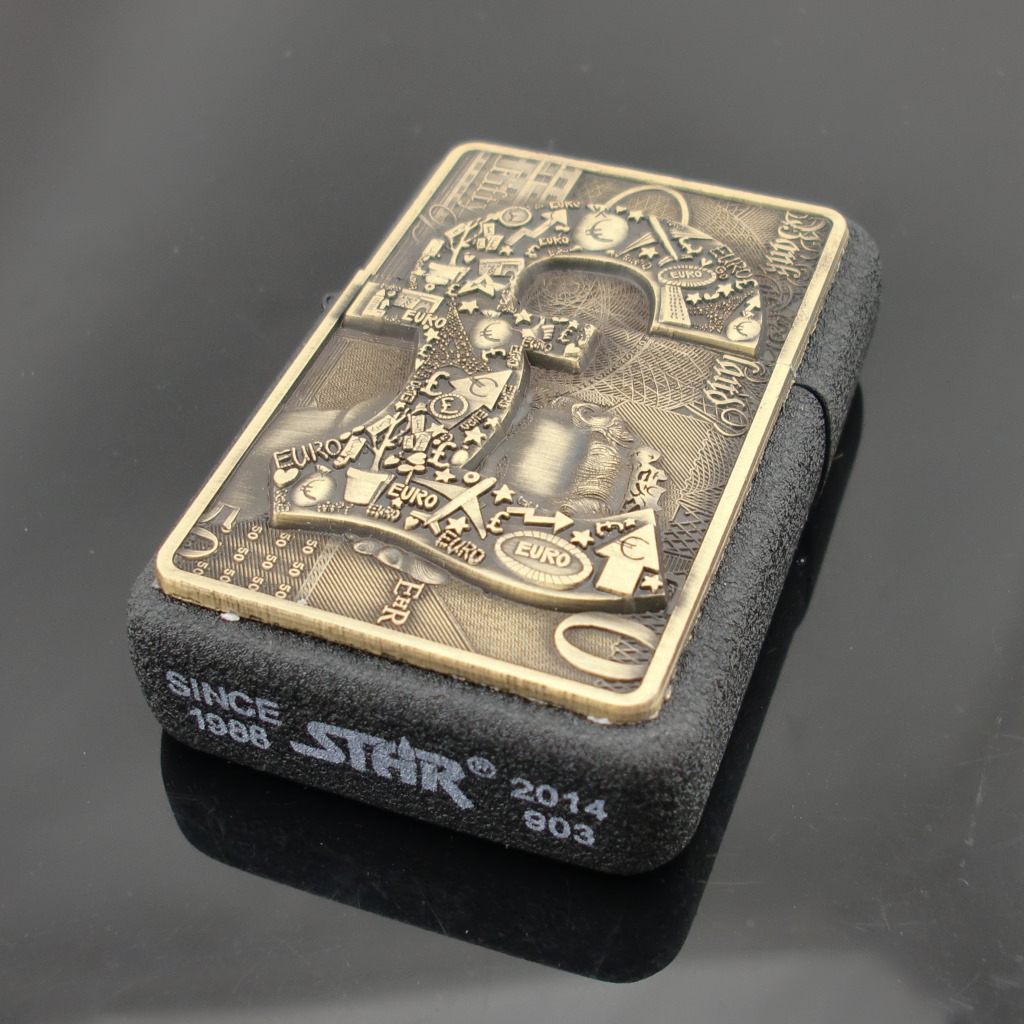 恒星h63-6205美欧元贴片 三件套煤油打火机(随机)