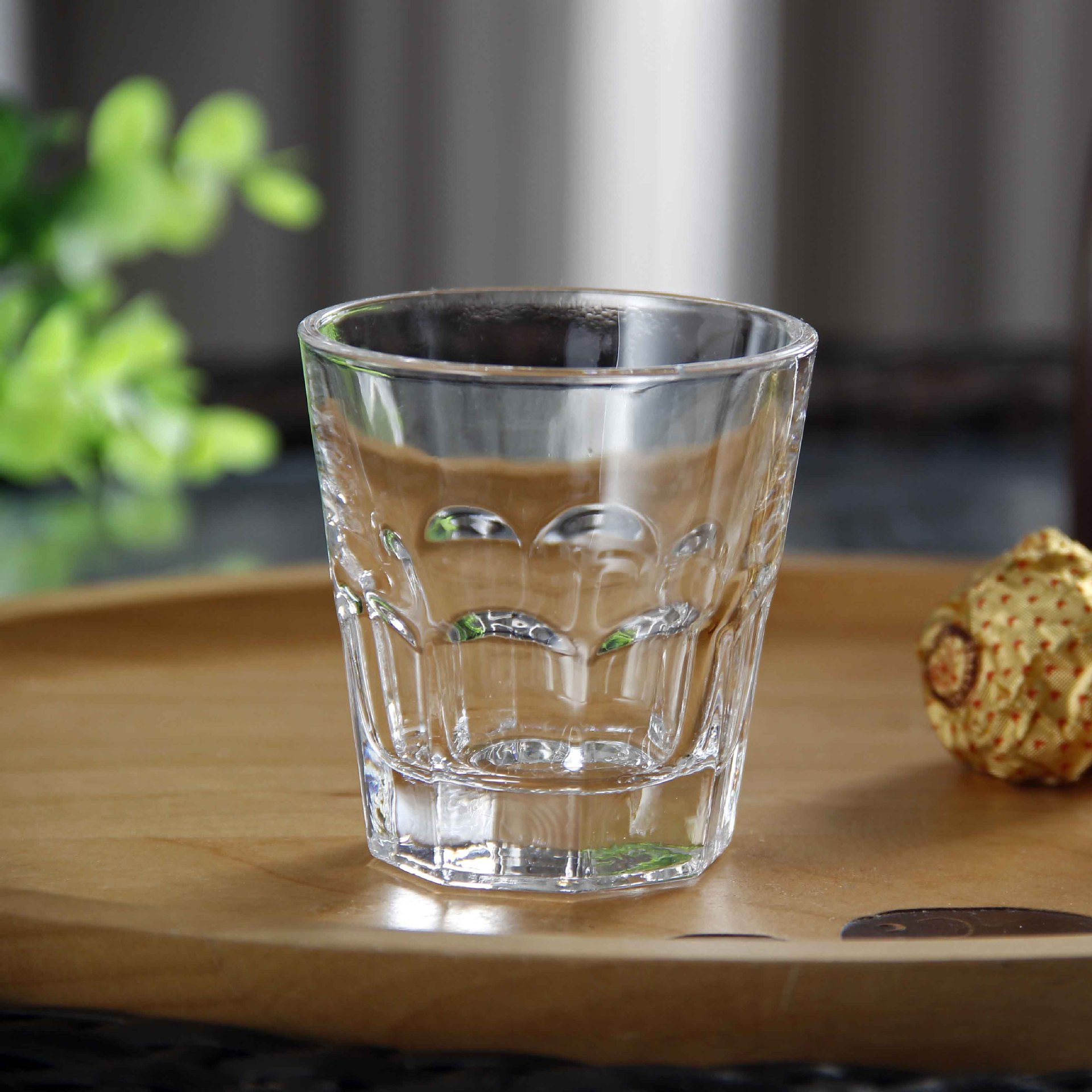 【厂家直供】透明无铅水晶玻璃酒杯 玻璃口杯 支持混批 库存玻璃图片