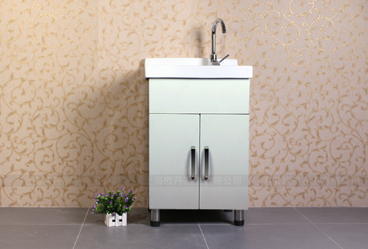 欧丹洗衣柜 阳台洗衣盆柜 水斗柜46cm 尺寸可选 厂家直销图片_5