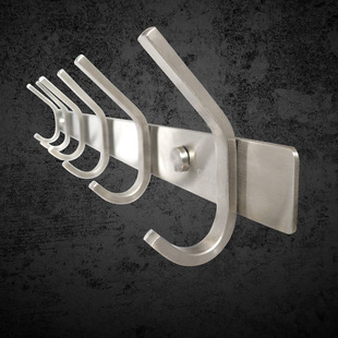 304不锈钢挂钩批发卫浴五金挂钩无痕挂衣钩厂家门后挂钩创意挂钩