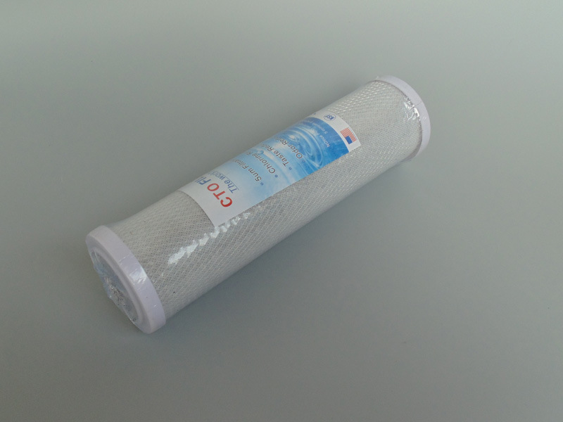 cto压缩活性炭滤芯 优质平口烧结活性炭滤芯 10寸