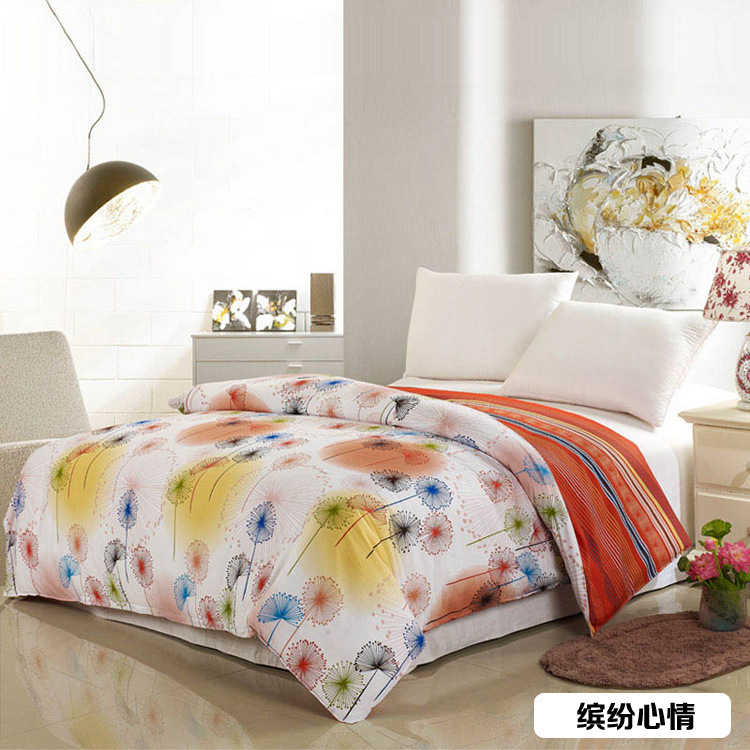 厂家批发 全棉保暖被套 100%纯棉被罩 床上用品被单1.5/1.8/2m