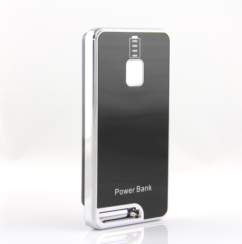 厂家直销强光手电筒7800mah移动电源充电宝iphone5充3次简单美观