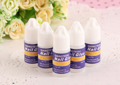 byb美甲专用粘贴甲片胶水 假指甲胶水 diy胶水 美甲胶水3克