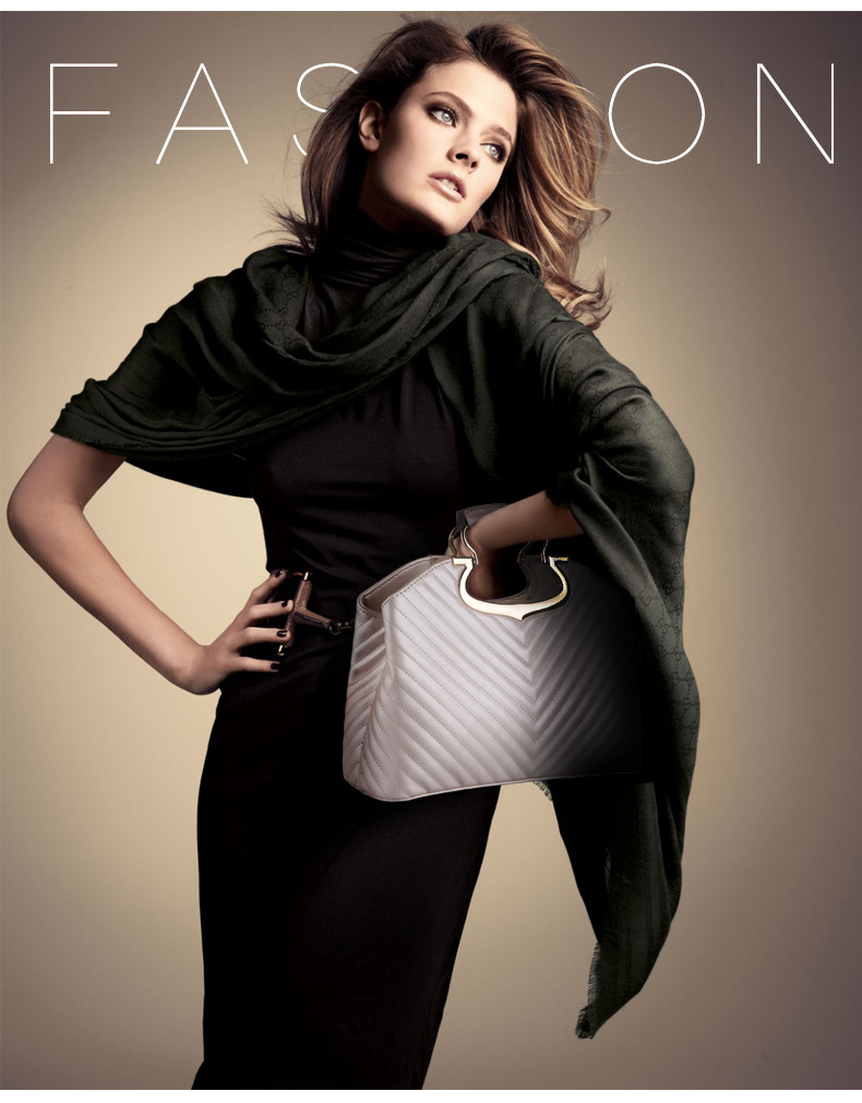 2014爆款绣线手提女包欧美大牌v字手提女包单肩斜挎时尚女包新款