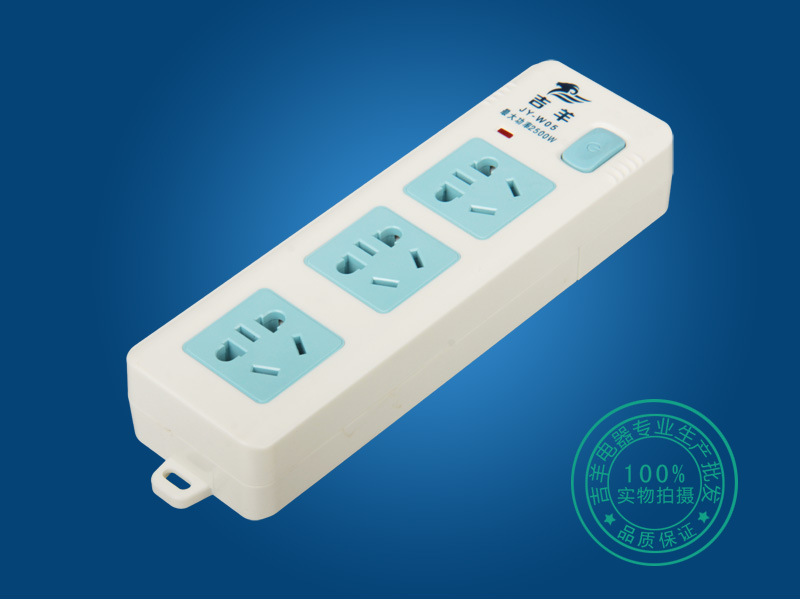 防雷插线板jy-306a 吉羊插座 电源插座 电器插板 散件批发