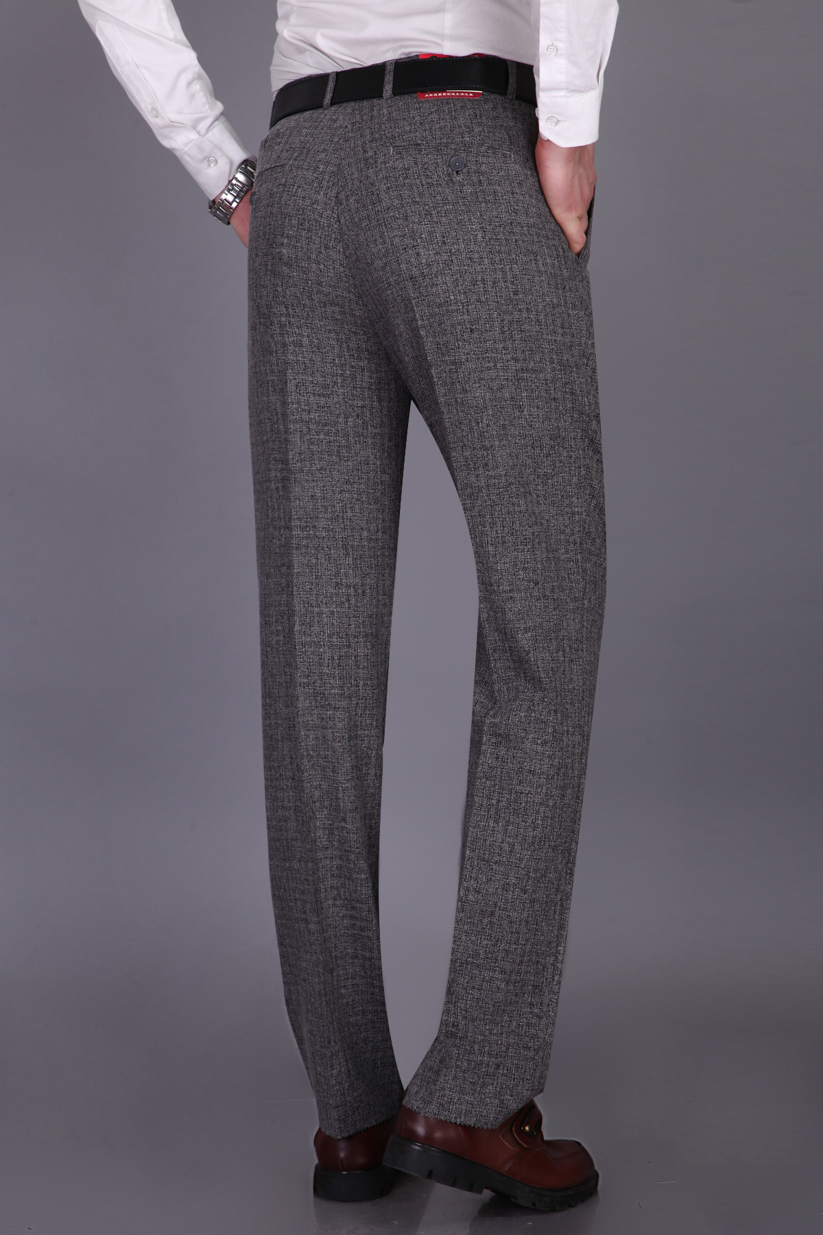 2014春夏新款男士直筒亚麻西裤男裤免烫修身工装西裤男长裤子批发