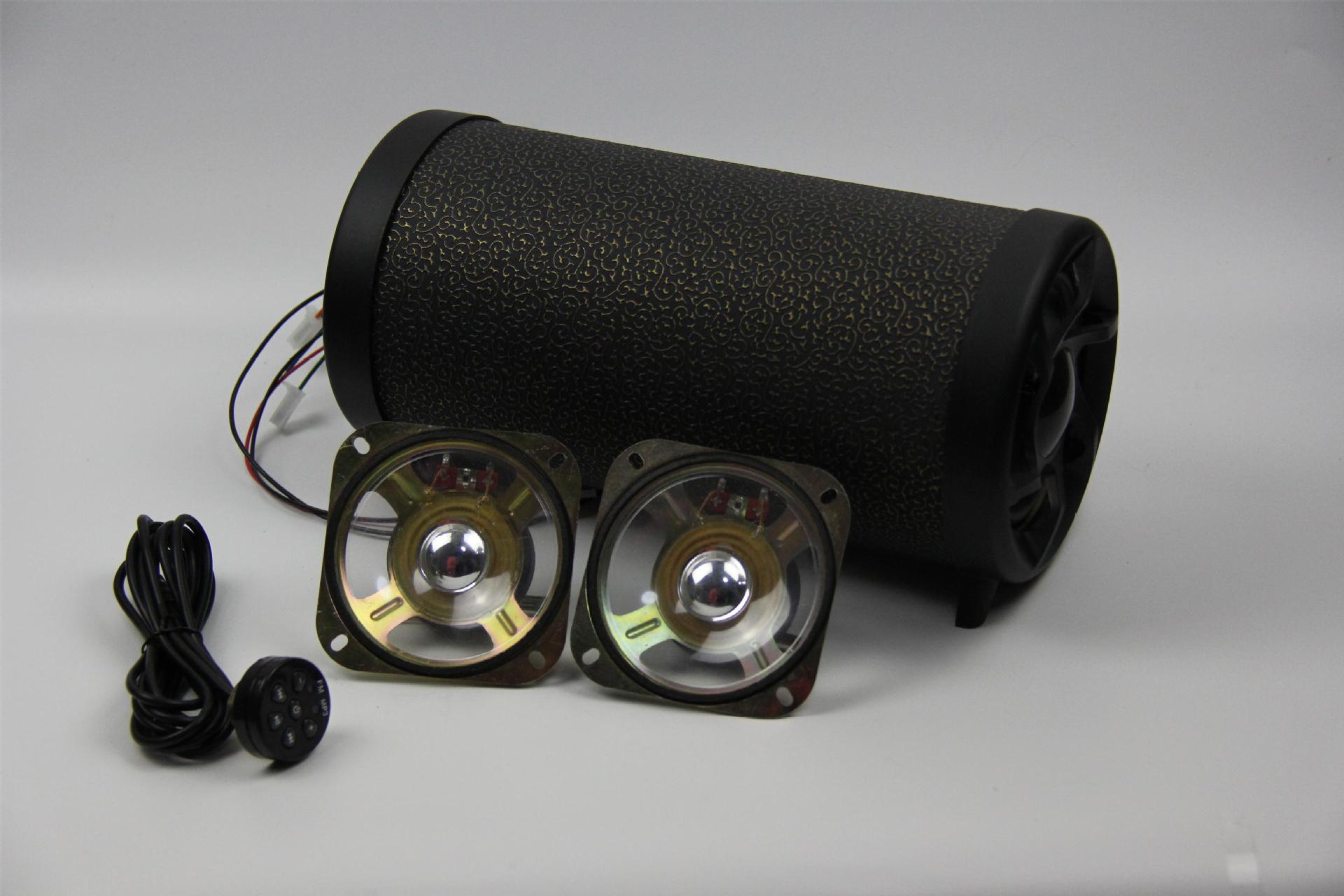 摩托车低音炮 摩托车mp3车载音乐播放 5寸低音炮 音响可定做