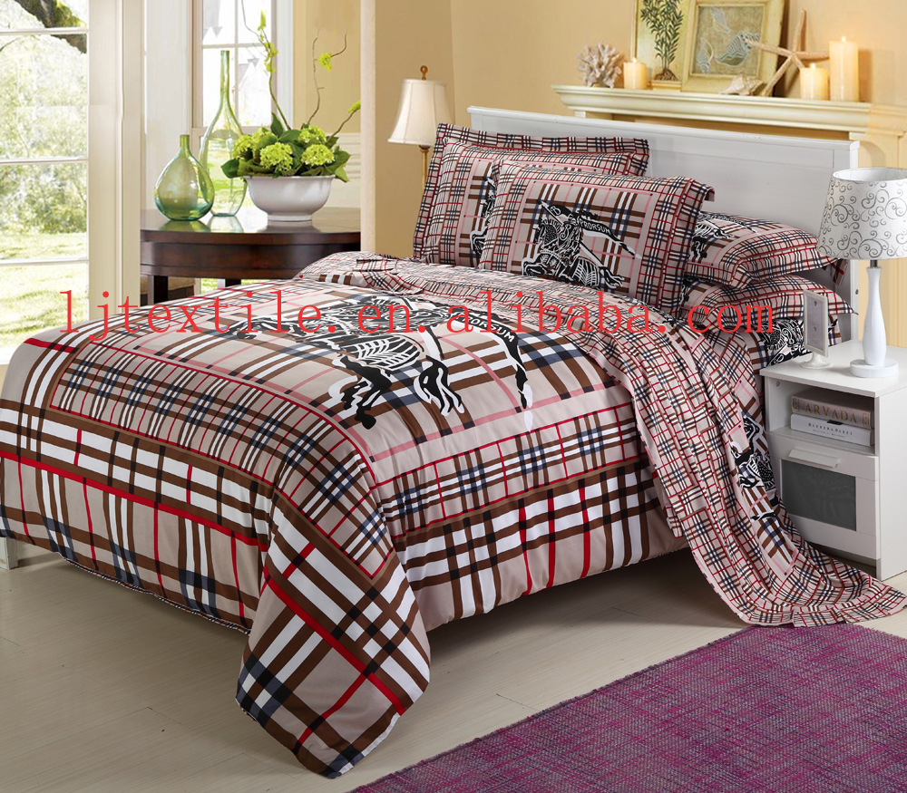 高端上档次 burberry 巴宝莉纯棉四件套