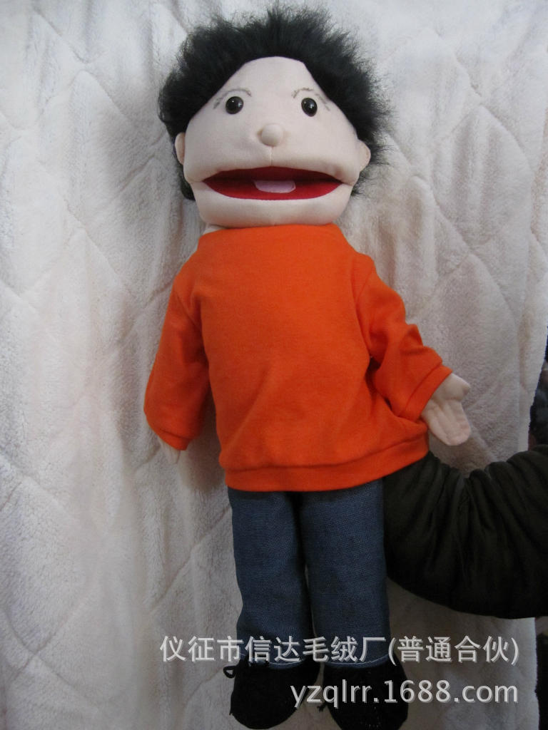 江苏扬州大嘴娃娃2013春晚《想跳就跳》蔡明手中腹语手偶毛绒玩具公仔