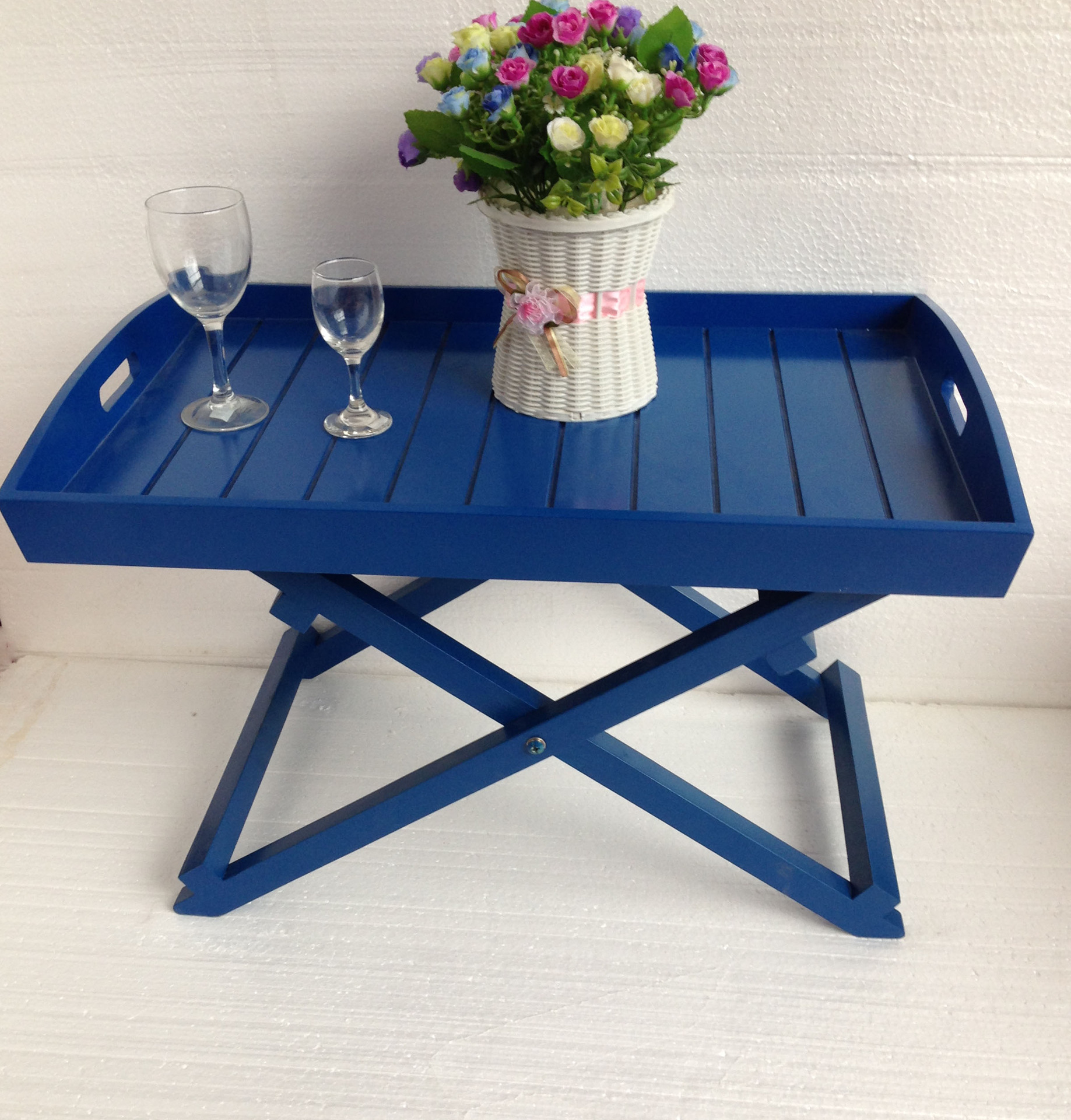 【实木新款欧式风格花架小餐桌小桌电脑桌饭桌】福建福州实木新款欧式