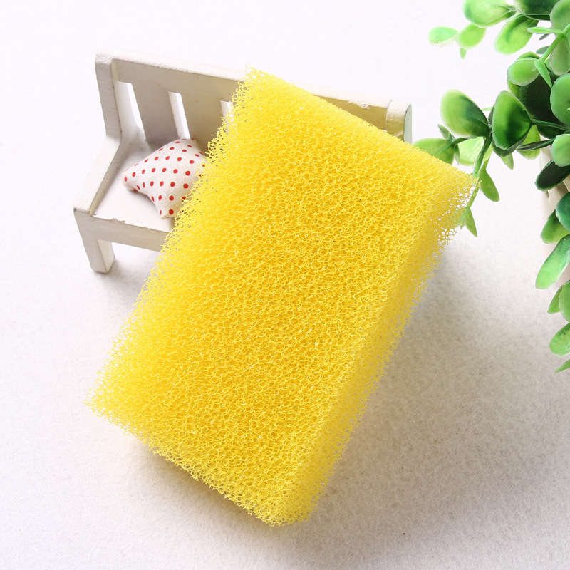 韩润斯家居 仿丝瓜海绵 万能清洁2p网棉 洗碗海绵 不沾油 丝瓜瓤