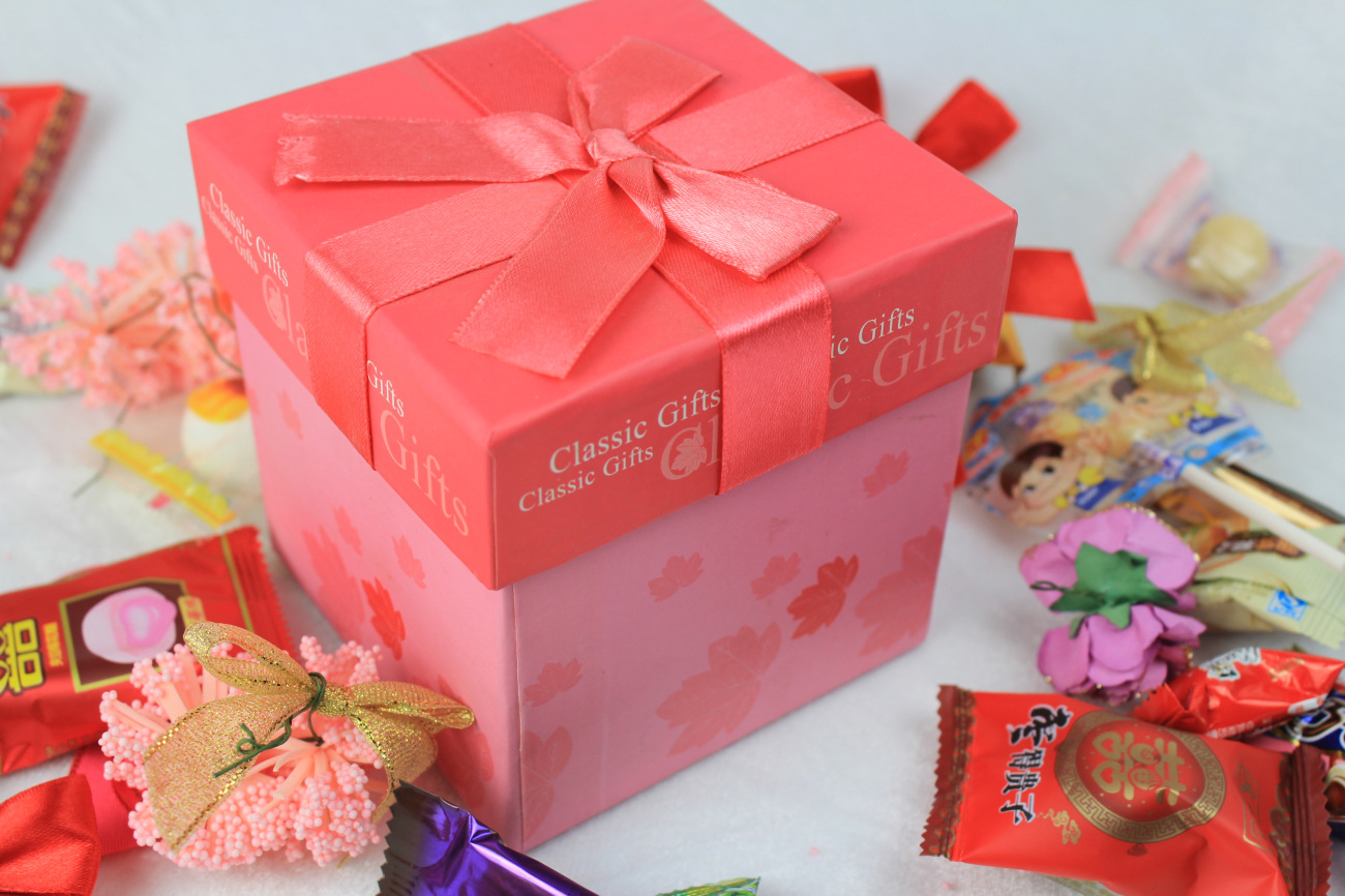 个性创意结婚糖果盒包装 圆点条纹方喜糖盒子】价格,批发,供应商厂家