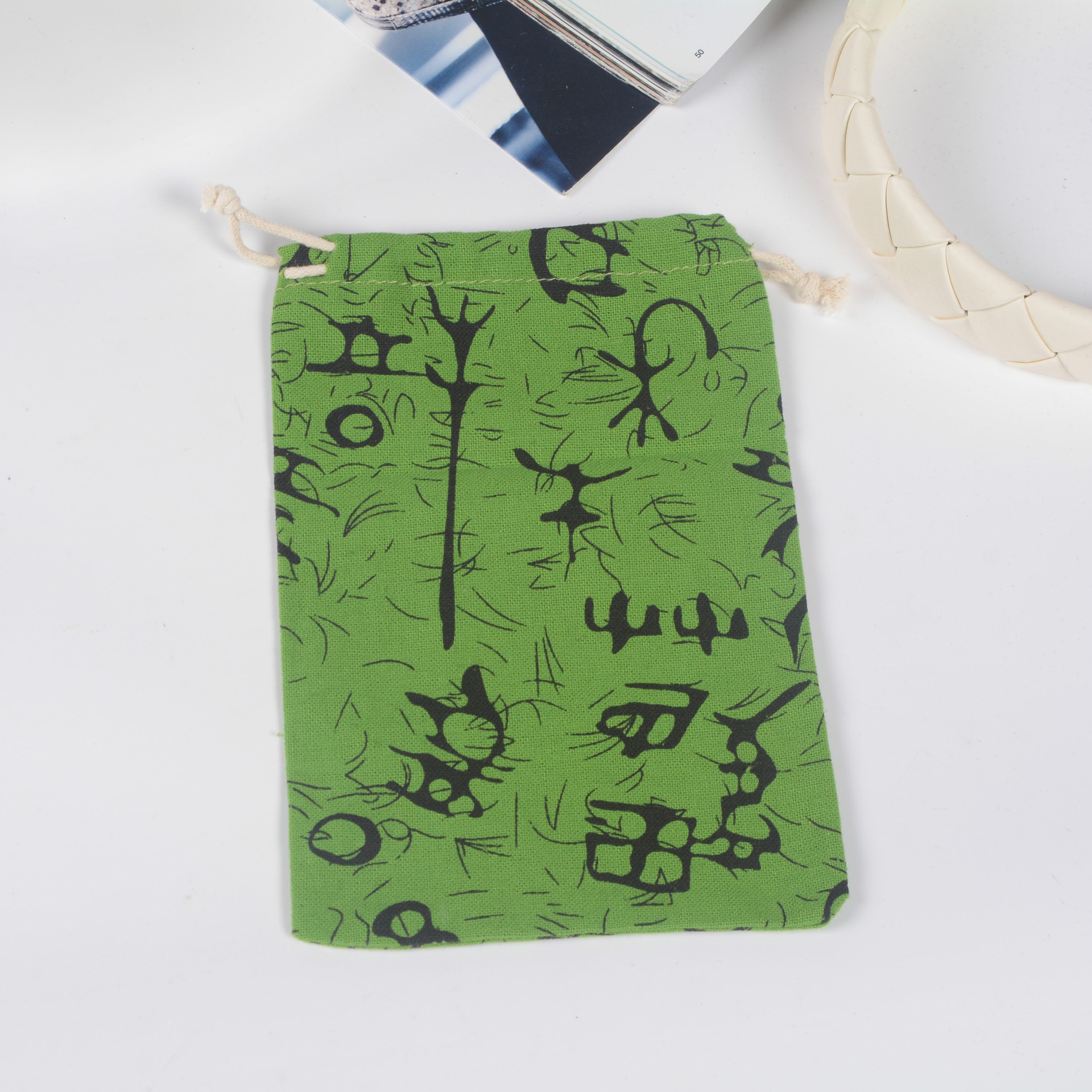 地摊货源全网最低抽绳式多功能麻布袋