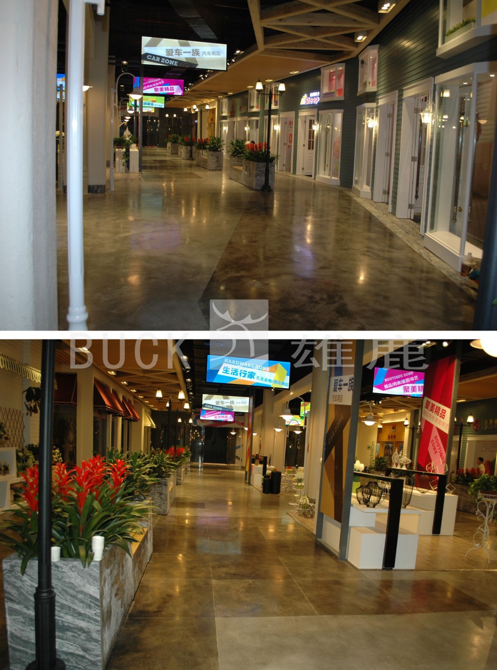 雄鹿艺术彩绘地坪漆图片_7