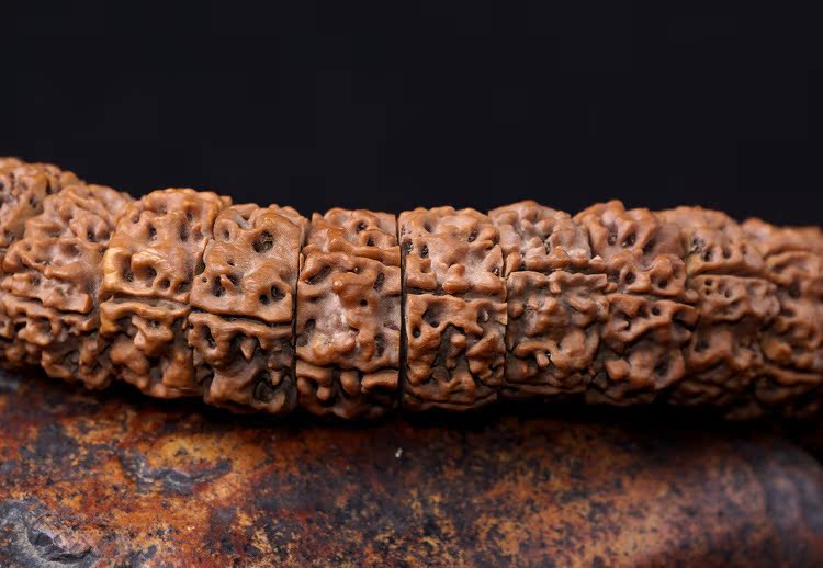 福建莆田大德 尼泊尔 高密红皮 金刚菩提子批发 金刚圈扇切形 把玩