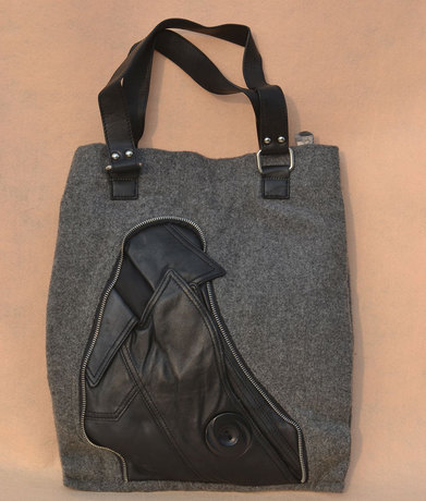 migaino曼娅奴清仓特卖场 精品配饰 灰色 手拎包挎包