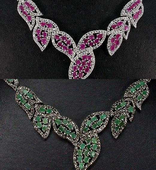 伦敦纽约巴黎珠光恋心*真品英国harrods天然绿宝石紫水晶耳钉手链