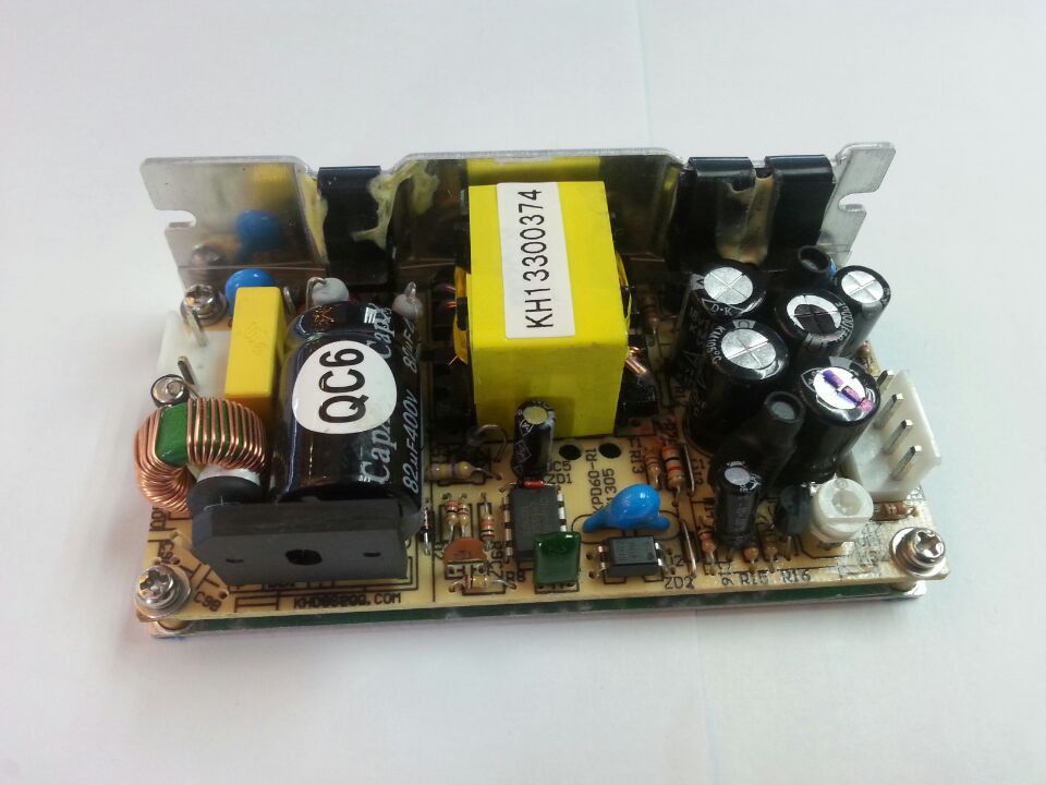 凯辉工业开关电源半裸kpd600512双组5v8a12v1a尺寸1005332mm