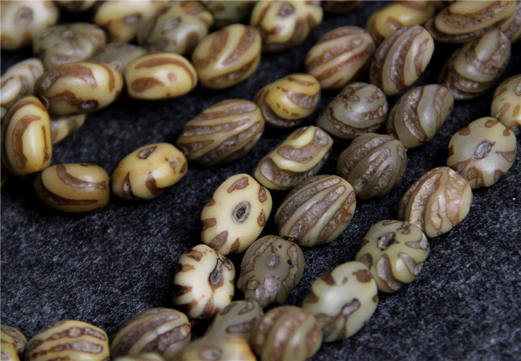 菩提子手串 珍稀龙骨菩提念珠 佛珠 去皮手工 精品慧眼白龙骨
