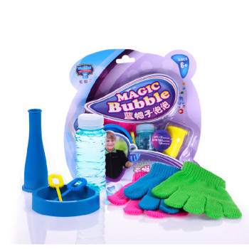 蓝帽子bluehat 趣味亲子互动儿童吹泡泡玩具 有弹力的泡泡
