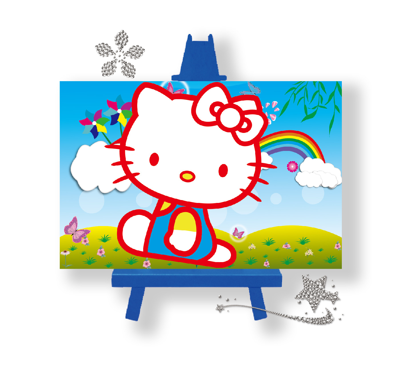 diy迷你钻石画 益智手工点钻画 时尚装饰礼品画 儿童礼物多图案选