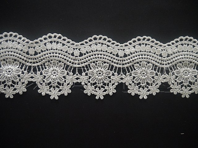 海帝实业 绿海花边 涤纶刺绣 水溶绣花 时装辅料 蕾丝花边 f