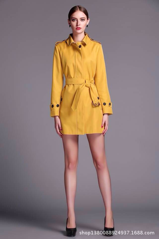 服装鞋帽箱包,钟表眼镜 女装 女式风衣,大衣 秋冬新款英格兰风格时尚