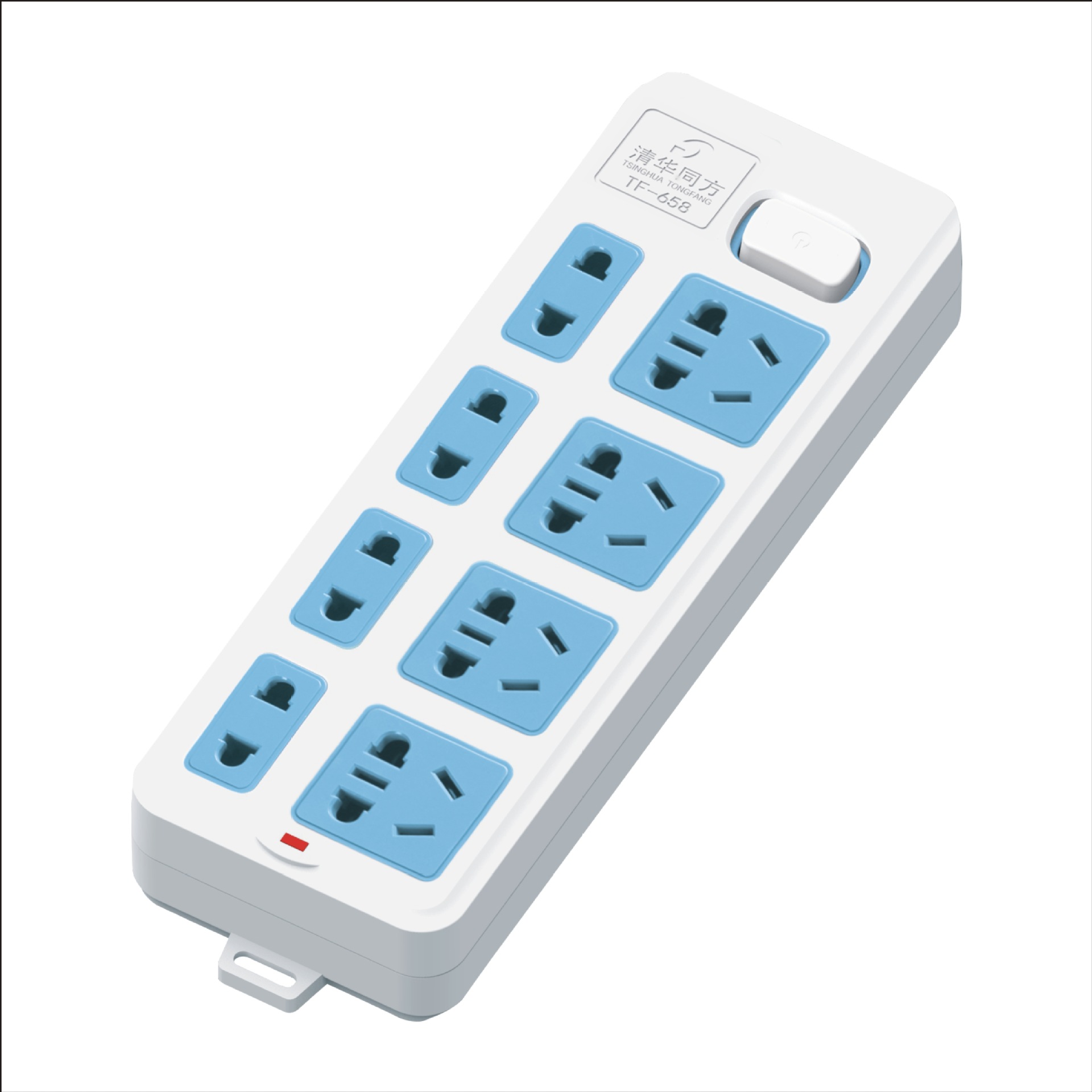 八孔插座八孔多用插座多用插座无线开关插座万能转换插头工业插座