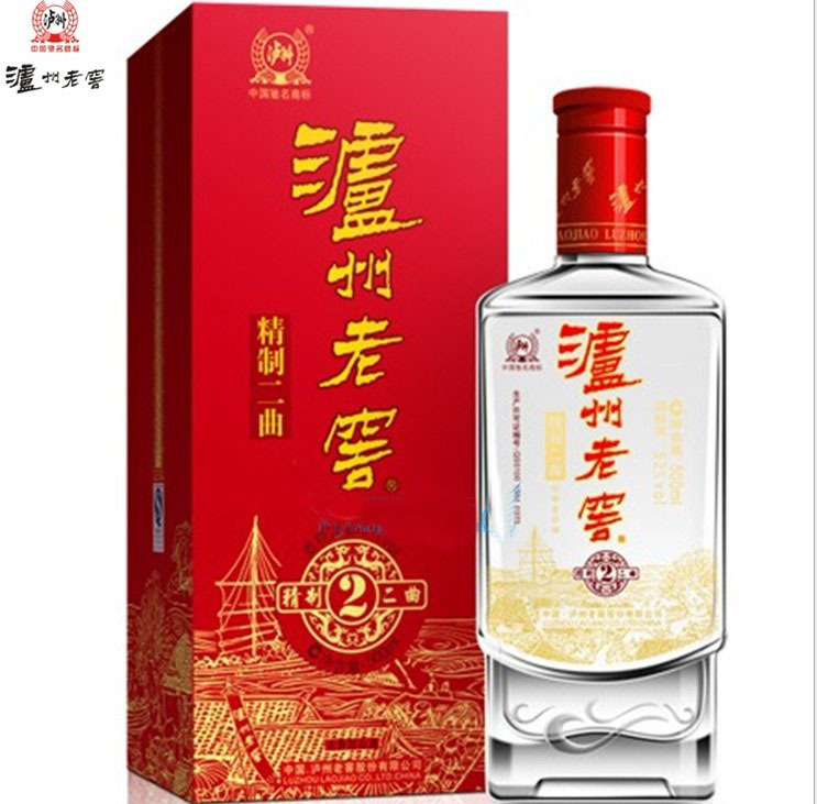 泸州老窖精制二曲 52度浓香型白酒 白酒批发精制二曲泸州老窖