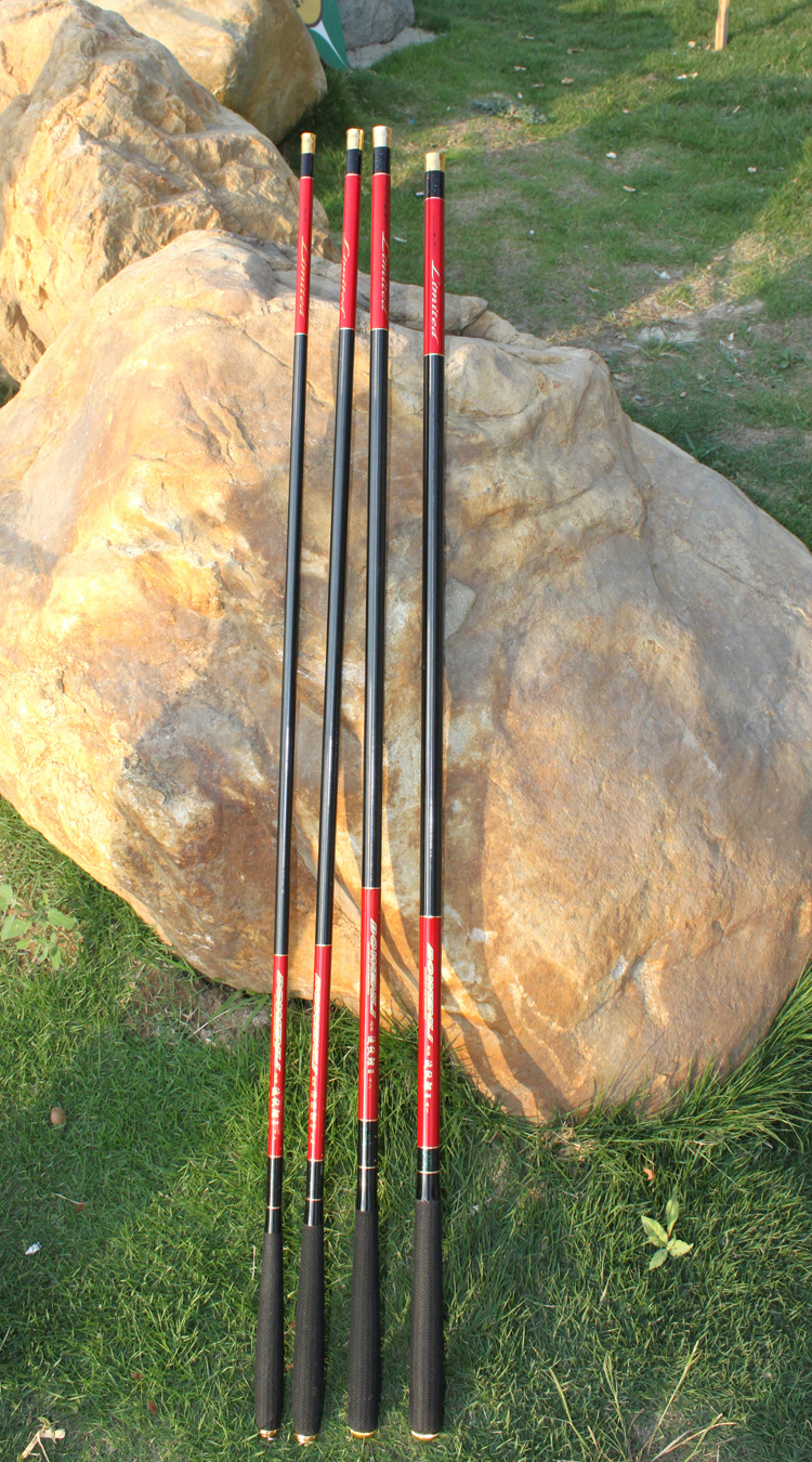 【新品红色波纹鲤硬调碳素台钓竿 钓鱼竿垂钓用品渔具鱼竿批发】河北