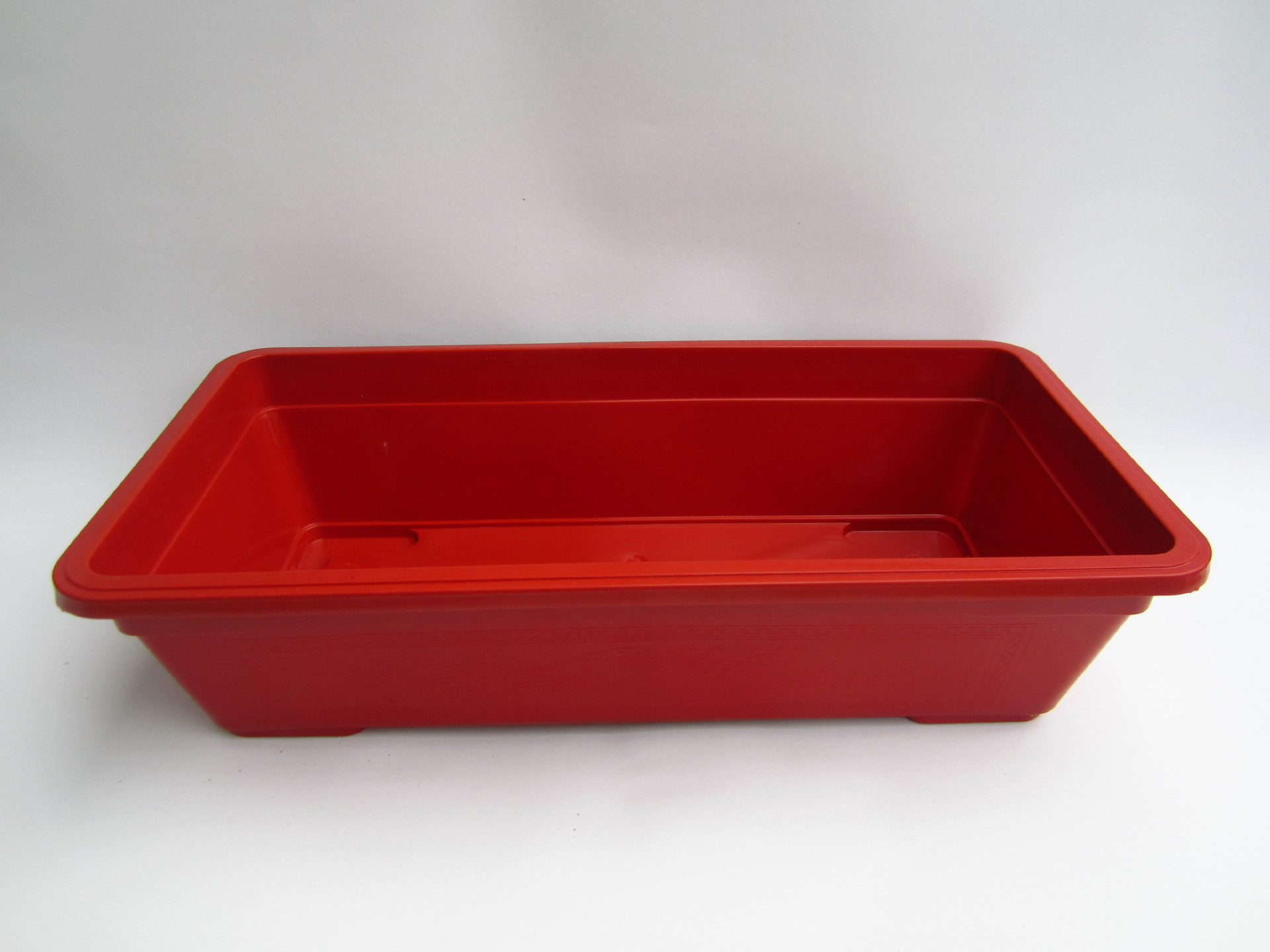 长方形塑料花盆540x290x130 批发蔬菜盆长方槽白色红色