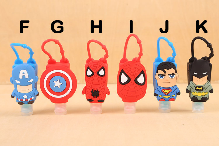 超级英雄 美国队长蜘蛛侠超人蝙蝠侠 抗菌洗手液29ml便携洗手液