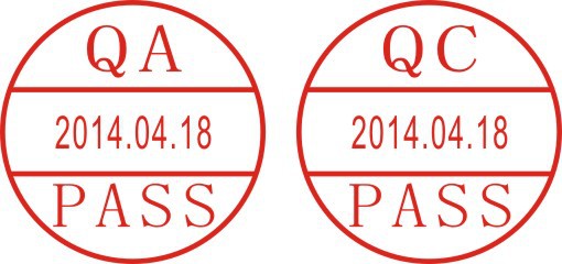 qc pass印章 qa pass印章 成品包含印面配送印盒 促销批发特价
