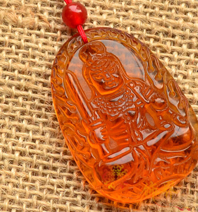 开光黄水晶不动尊菩萨属鸡八大守护神本命佛 专柜正品