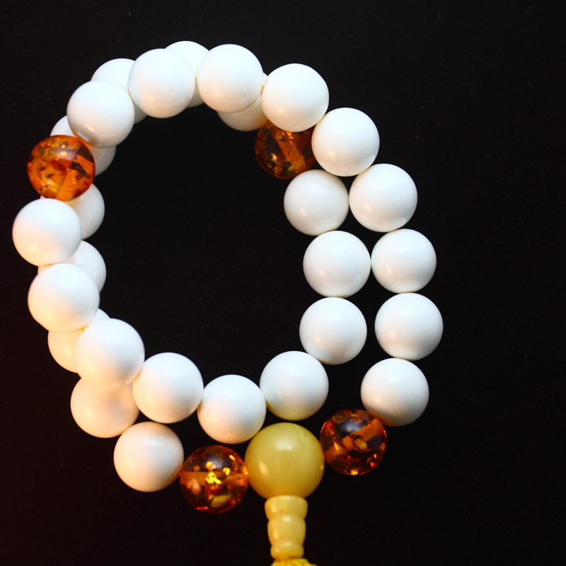 批发销售 佛教用品 佛教七宝精品砗磲手串念珠 砗磲1.2cm念珠