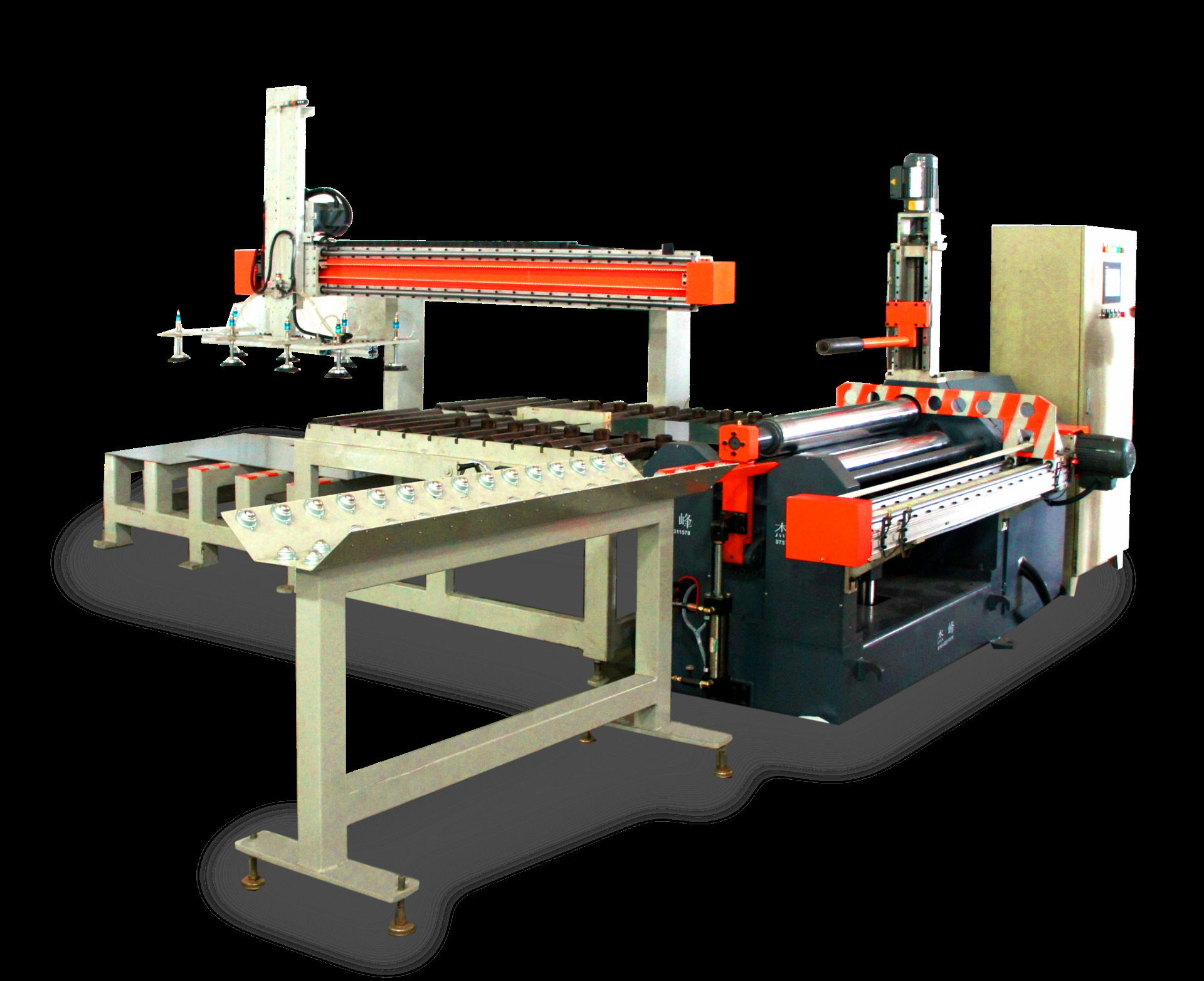 自动送料四辊卷圆机升级版