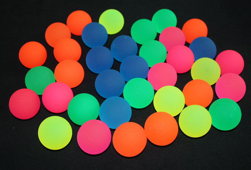 45mm夜光磨砂球,磨沙橡胶球,磨砂弹力球,橡胶弹力球图片_6