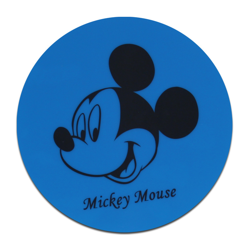 创意家居生活用品 圆形硅胶杯垫 可爱黄色小熊杯垫