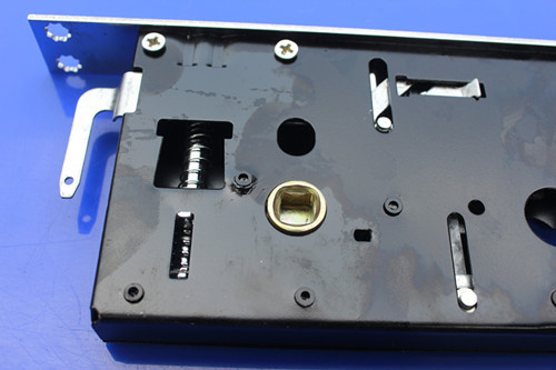 防盗门双快锁体 防盗门方形快开锁体双开锁体铁带钩锁体 方舌锁体