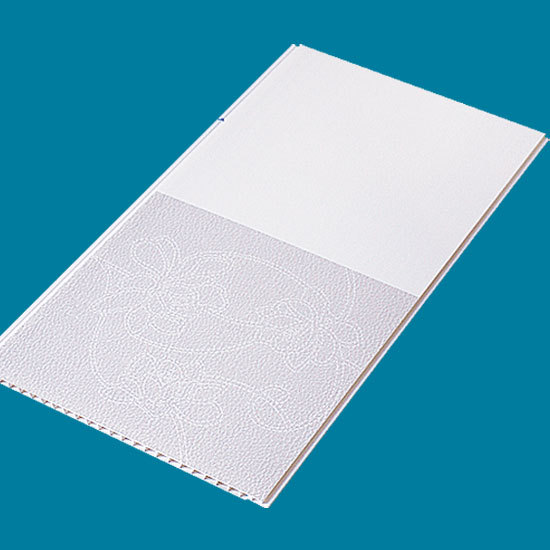 紫色印刷pvc转印30cm60cm天花板吊顶塑料板海盐扣板厂武峰