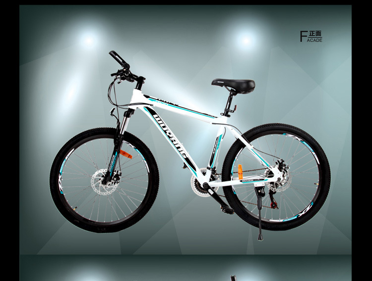 五羊自行车26寸铝合金山地车/双碟刹变速公路山地自行车 ap20单车图片