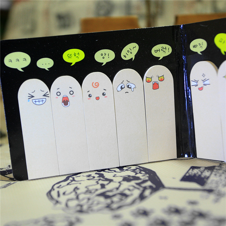 特价 韩国便利贴批发 可爱创意n次贴 手指母便签本定做