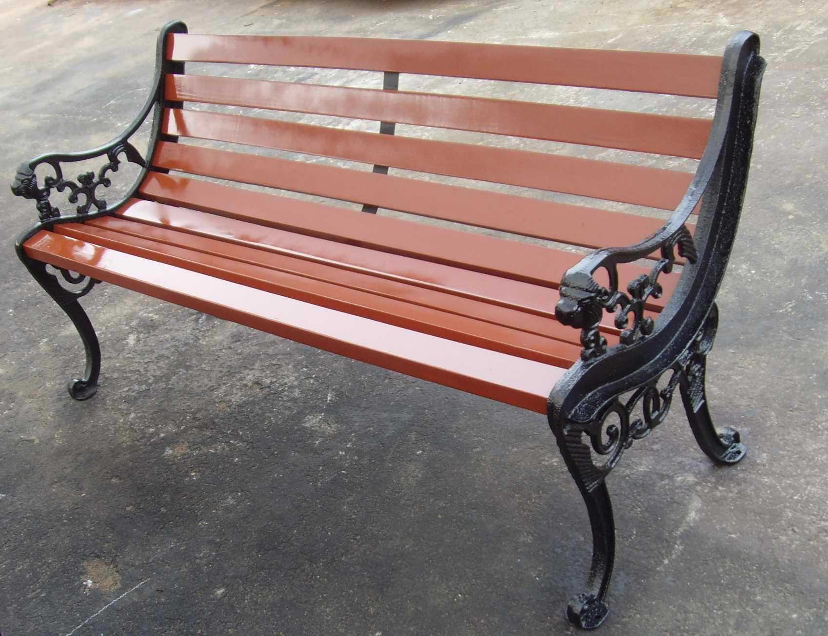 【厂家直供】铸铁腿休闲椅 公园椅 户外休闲椅 休息椅厂家