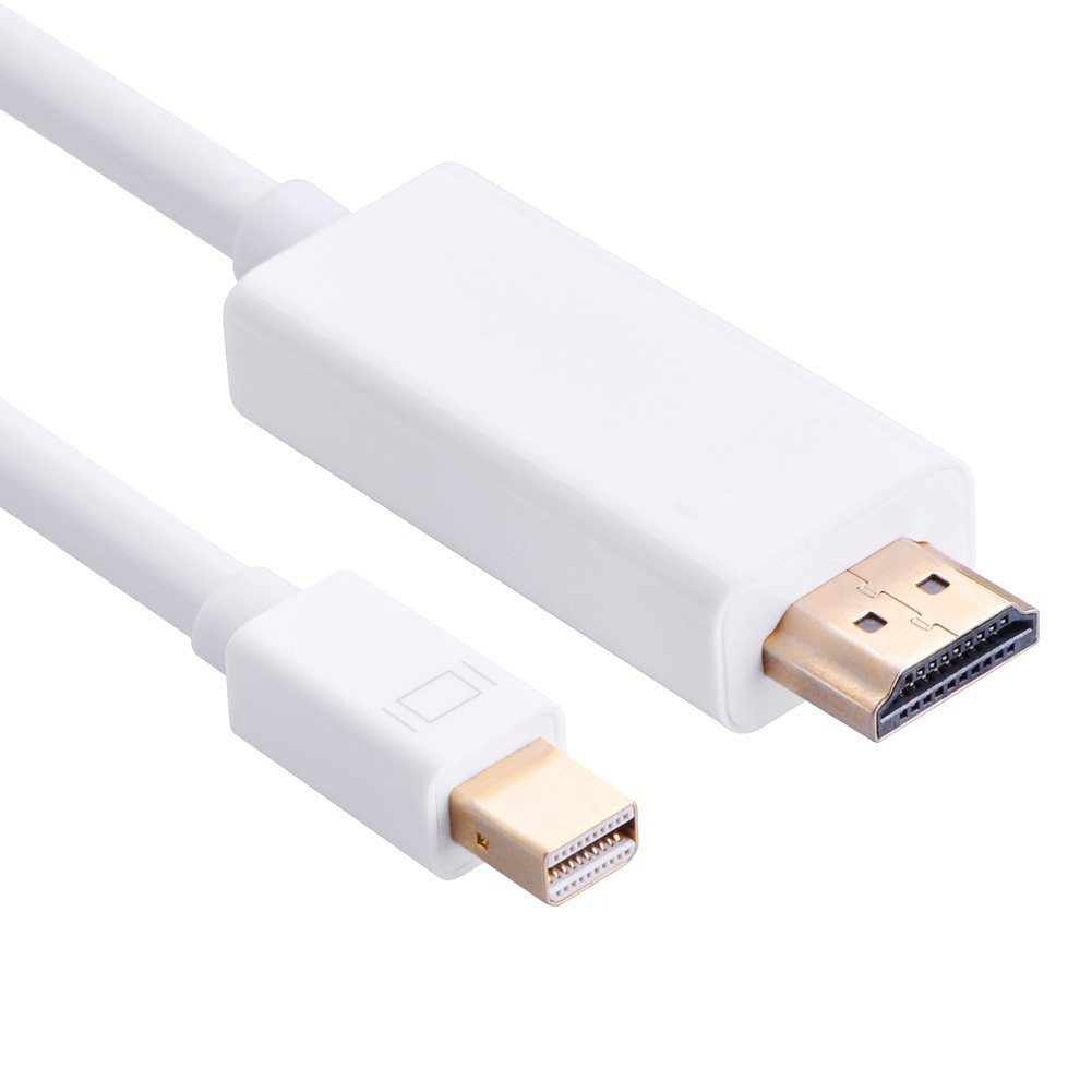 mini dp to hdmi线 1.8米 mini dp转hdmi 苹果dp线 可定制