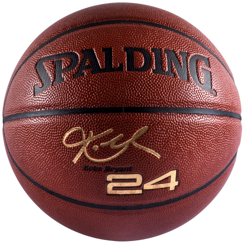 spalding 斯伯丁 74-161 洛杉矶湖人队 科比签名版 pu材质 篮球